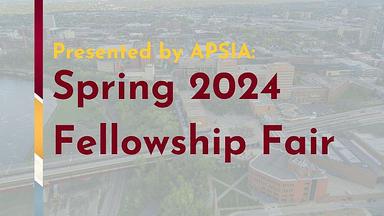 APSIA Fellowship Fair