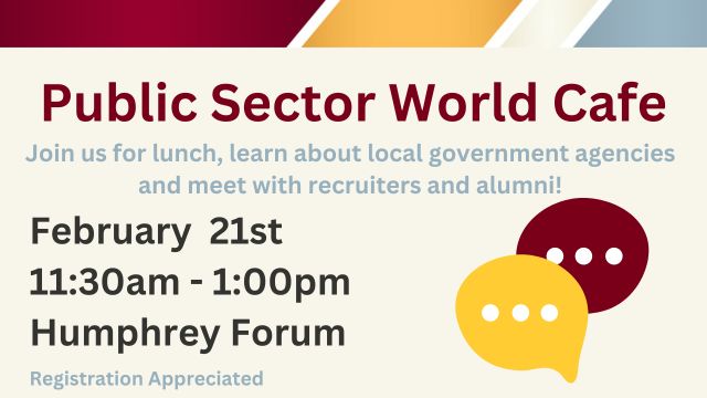 Public Sector World Cafe, February 21, 2024
