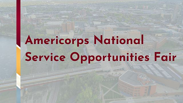 Americorps National Service Opportunities Fair