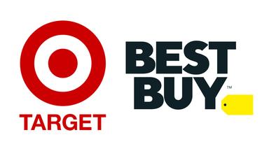 Target and Best Buy logos