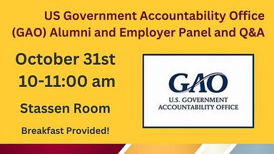 US Government Accountability Office (GAO) Alumni and Employer Panel and Q&A
