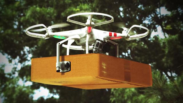 A delivery drone