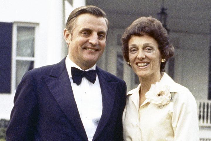 Joan and Walter Mondale undated