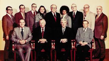 Group photo of University of Minnesota Board of Regents circa 1971